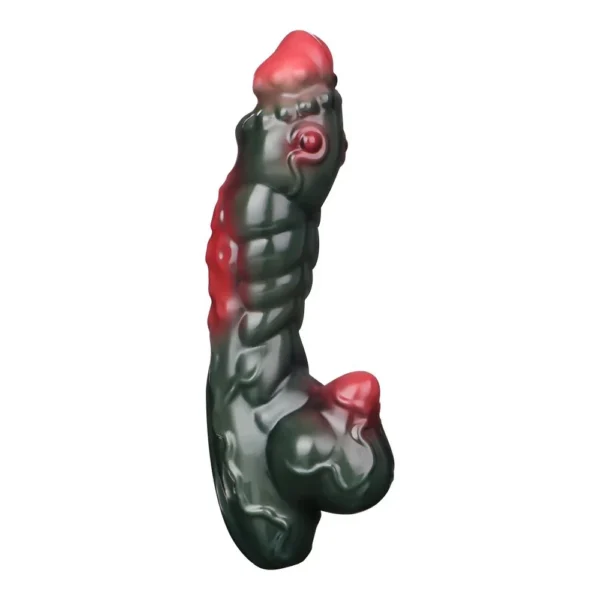 Biochemical Mutation Penis Fury Soft Silicone Vibrator Female Masturbation Vaginal Massage Vibrator Adult Toys