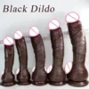 Top Cock Realistic Dildo Black Big Huge Penis Adults Anal Sex Toys Vagina Strapon Masturbators for Woman G-spot Stimulator
