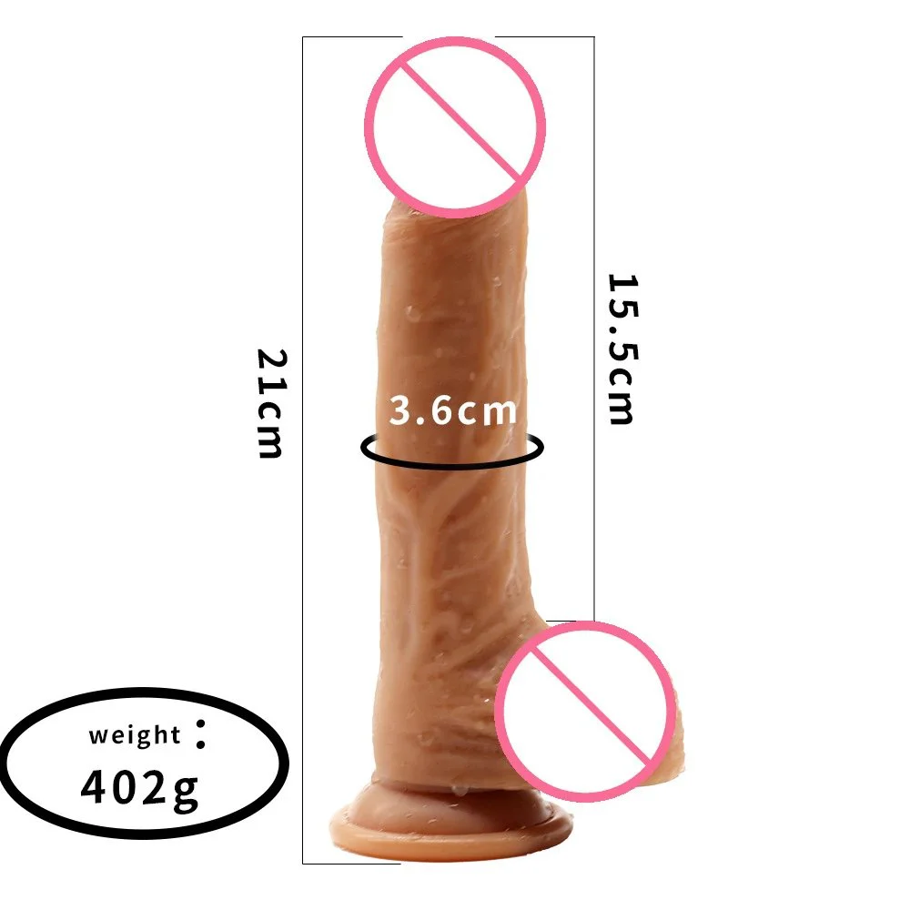 Female Masturbation Toy Liquid Silicone Super Soft Realistic Dildo Penis Adult Women Intimate Pleasure Product