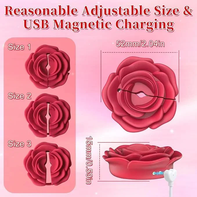 Nipple Clamps Vibrator Sex Toys Nipple Toys Women Sex Pleasure Toys Stimulator with 10 Vibrating Modes