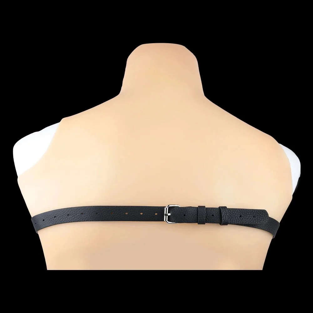 Nipple Clamps with Breast Clips Metal Leather Belt Nipple Clamps Steel Bondage