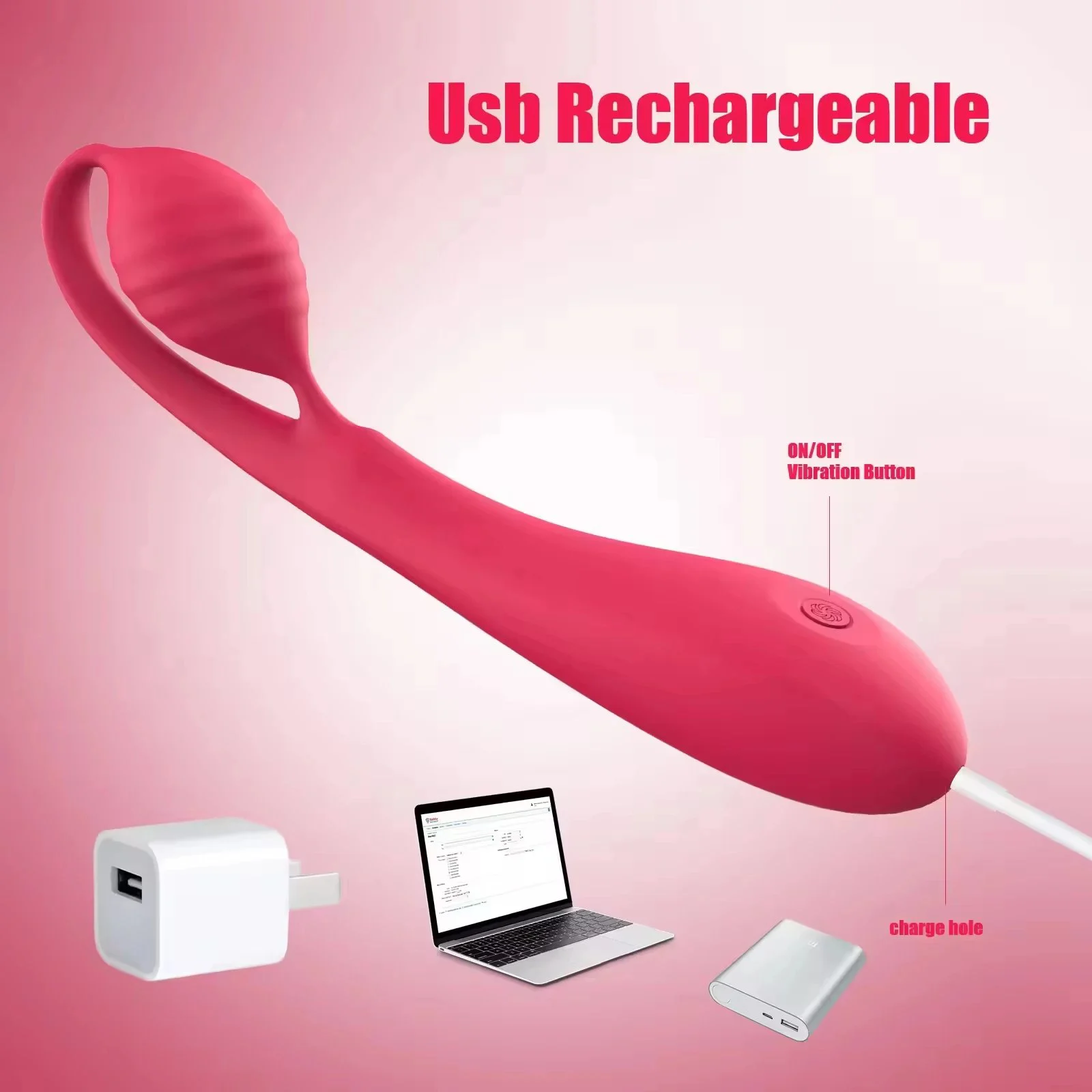 New Design Green G-Spot Clitoris Vibrator 10 Frequency Vibration 100% Waterproof USB Rechargeable Silicone Massager Women Adult