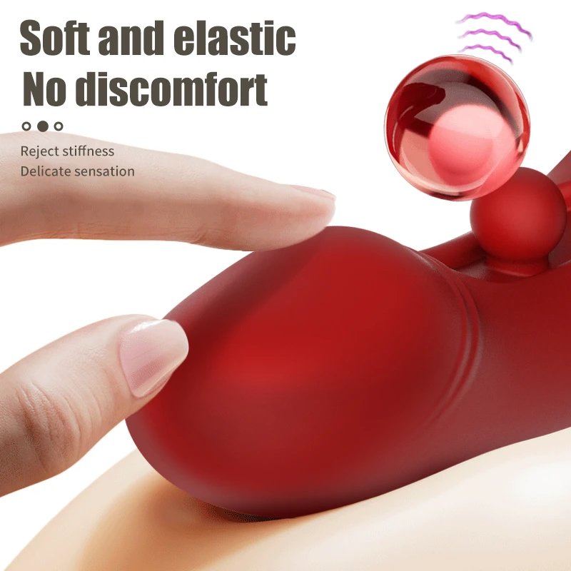 Women's G Spot Flapping Clitoral Vibrator with Licking Tongue and Mouth Patting Features Sex Toys for Masturbators