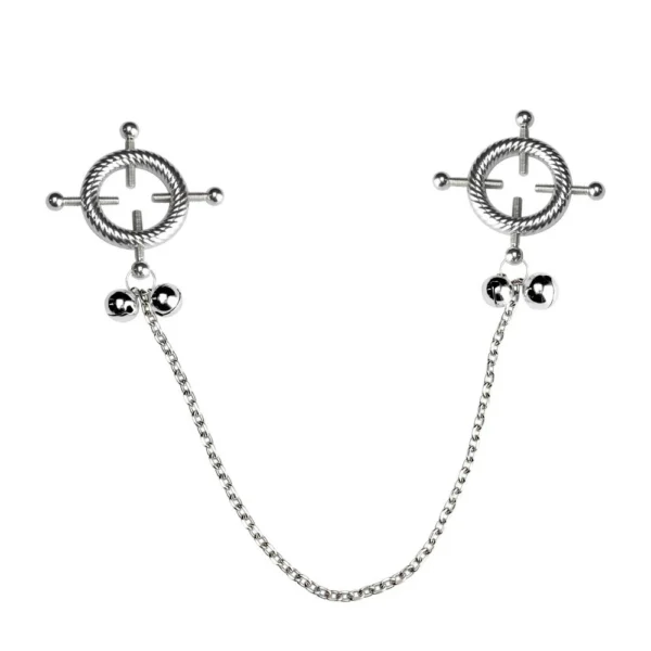 Fashionable Stainless Steel Clip Big Tits Sex Bondage Adult Flirting Toy Silver Sexy Nipple Clip for Women