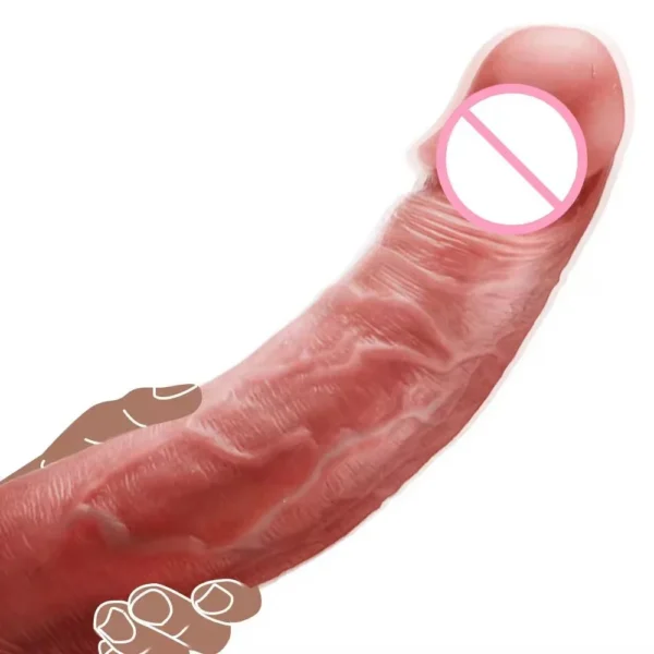 Thrusting Realistic Dildo Silicone Mold Big Dildo Vibrator Adult Sex Toy With Strong Suction Cup for Women