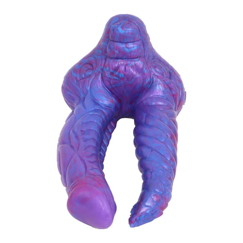 Sex Toy Masturbation Big Silicone Rubber Real Cock Double Head Rubber Penis Dildo for Lesbian Gay
