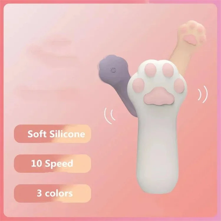Vibrating Cat Paw Mini AV Stick Vibrator Sex Toys for Woman Cat Shaped Vibrators Cats