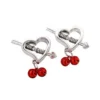 Sex Game Heart Shape Nipple Clamp Clips with Bell Play Adjustable Restraints Intimate Toys Accessories