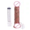 Realistic Squirting Ejaculating Dildo Couples Sex Toy with Large Suction Cup Flesh Color