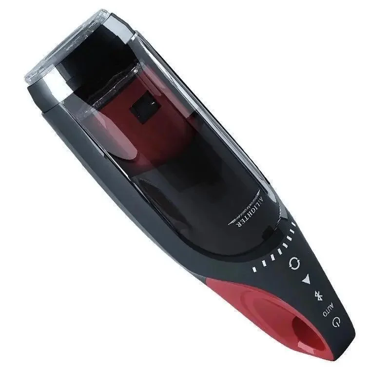 Automatic Telescopic Rotation Penis Massager with Vibration and Sucking Features Hands-Free Male Masturbator for Men