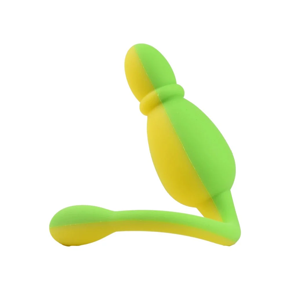 Colorful sex toy tail vibrator vibrating tail butt Silicone Rubber Anal Plug U & G-spot Vibrators