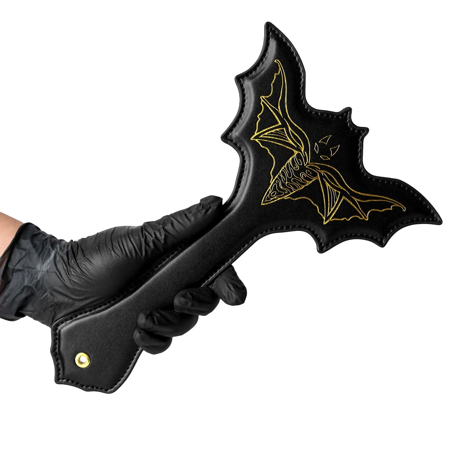Fantasy Bat Leather Paddle with Crisp Sound for Sensory Pleasure, Adult 18+ Intimate Toy for Enthusiasts