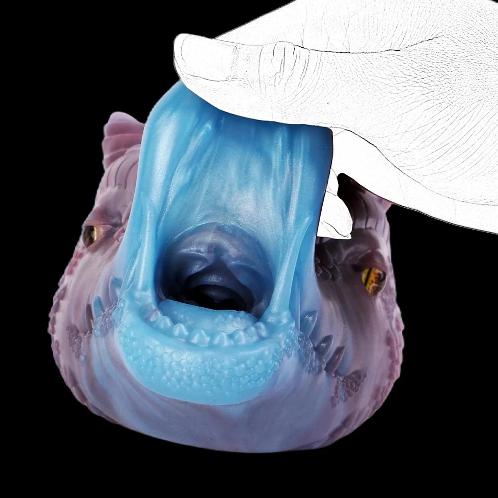 Dragon Mouth Male Masturbators Pocket Pussy Onehole Fantasy Silicone Men Penis Stroker Animal Masturbator Cup Toy