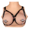 Halloween Adult Stainless Steel Pumpkin Lantern Nipple Clamps Sex Toys Light up Stimulating Flirting Sexy Toy for SM Couples