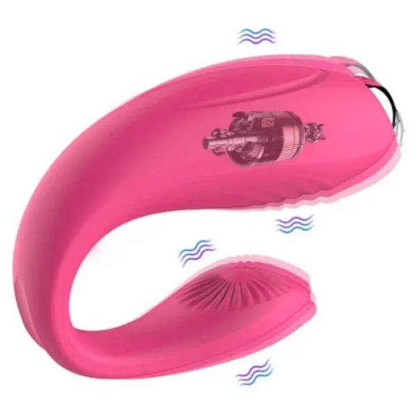 USB Rechargeable 10 Frequency Silicone Clit G-Spot Vibrator Wearable Vaginal Sex Toys for Women