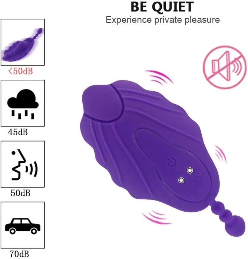 Women's Remote-controlled Underwear G-spot Vibrator Adult Sex Toy with 10 Vibration Modes Jumping Egg