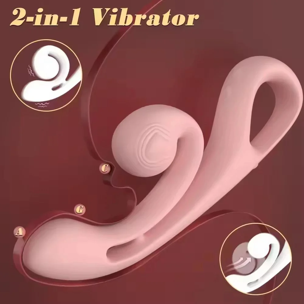 Women's Erotic Toys Vibrators for Self-Pleasure Including G-Spot Wand Dildo Sucking Tongue USB Power Supply