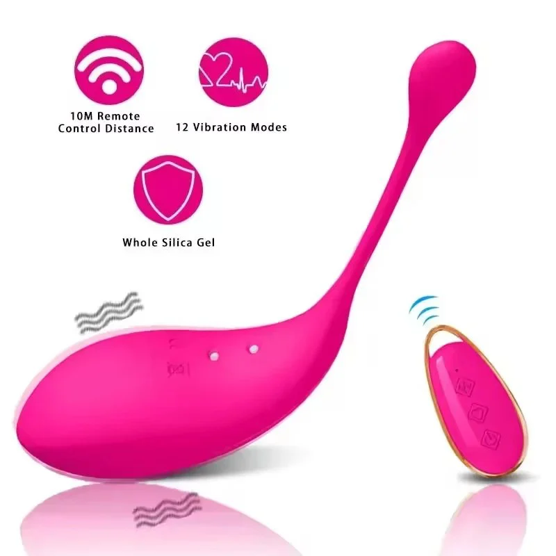 Wearable for Vibrator 10 Frequencies Rechargeable Silicone Waterproof Women's Masturbation Kegel Exercise Remote