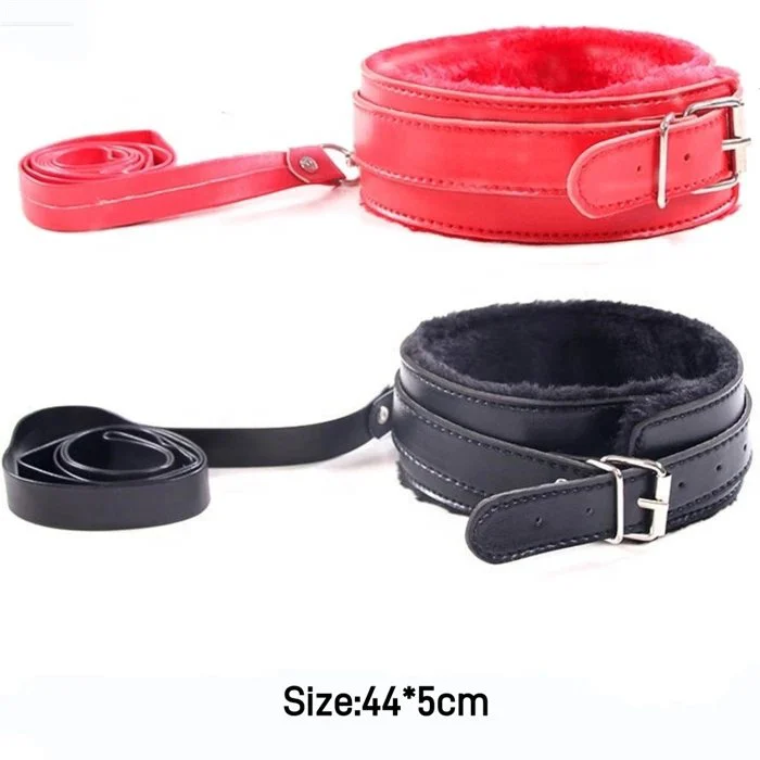 Leather Bondage Accessories Handcuffs Whip Gag Nipple Clamps Adult Sex Harness for Couples Restraint Kits