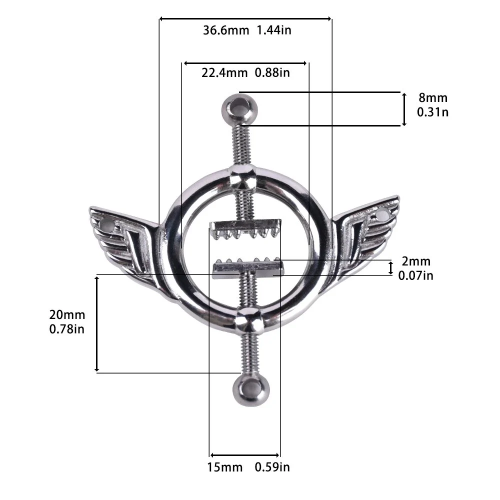 Lesbian Nipple Clamp Metal Breast Clip Heavy Nipple Stimulator Women Beginner Breast Sex Toys with Leather Pearl Chain