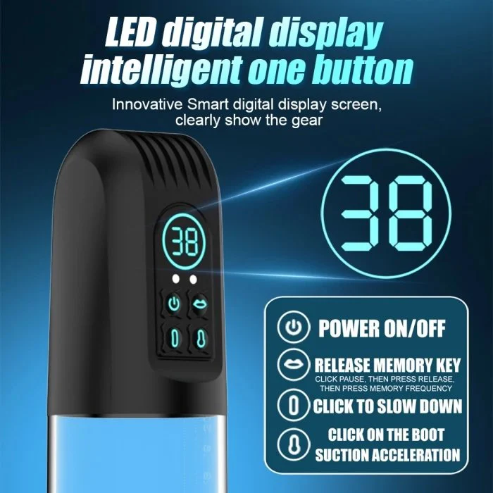 Eco-Friendly Automatic Rechargeable Penis Pump Sex Toys for Men Vacuum Enlargement