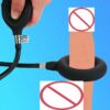 Inflatable Fruit Vegetable Anal Plug Dildo Butt Plug Anal Dilator Anus Massager Pump-up Sex Toys for Men Product Penis Rings