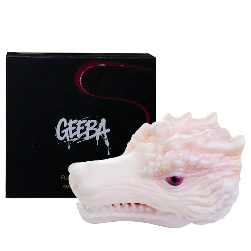 Fantasy Dragon Head Pocket Pussy Male Sex Toys 2-in-1Oral Sex Penis Masturbator Deep Throat Furry Sex Toys Stroker for Men