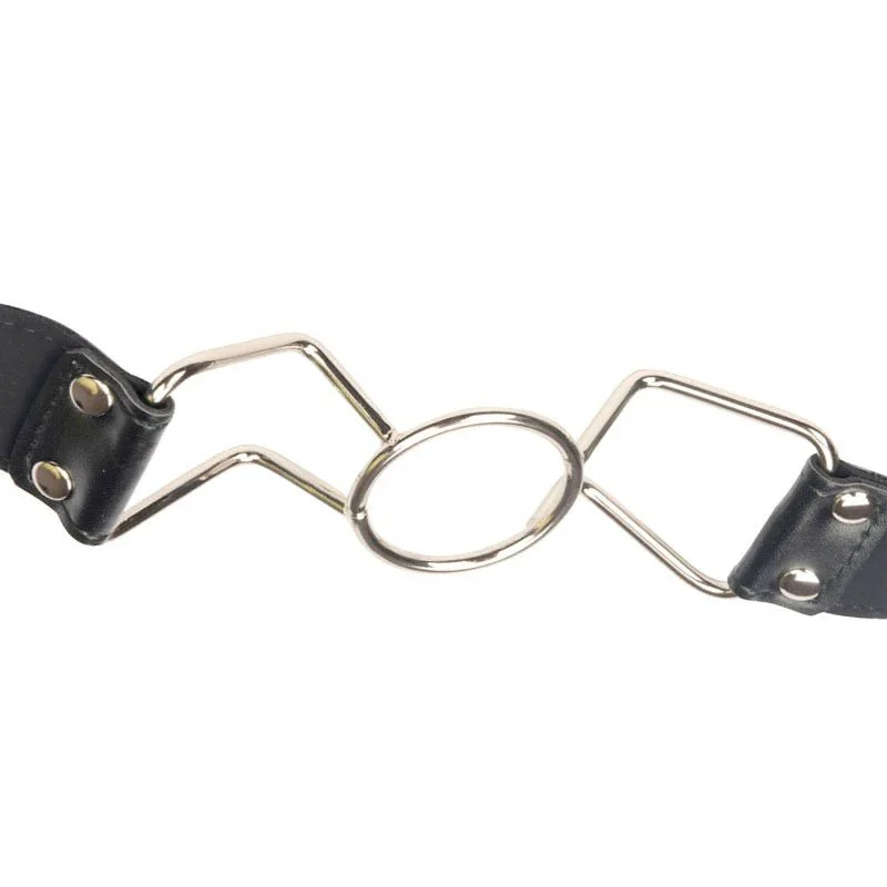 Leather Sex Toys Ring Gag Flirting Open Mouth With O-Ring Sex Bondage Adult Erotic Play Sex Toys for Couples