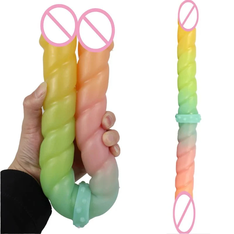 Female Sexual Toy Rubber Cock Double Dildo Adults Game Machine Penis Sex Toy for Women Female