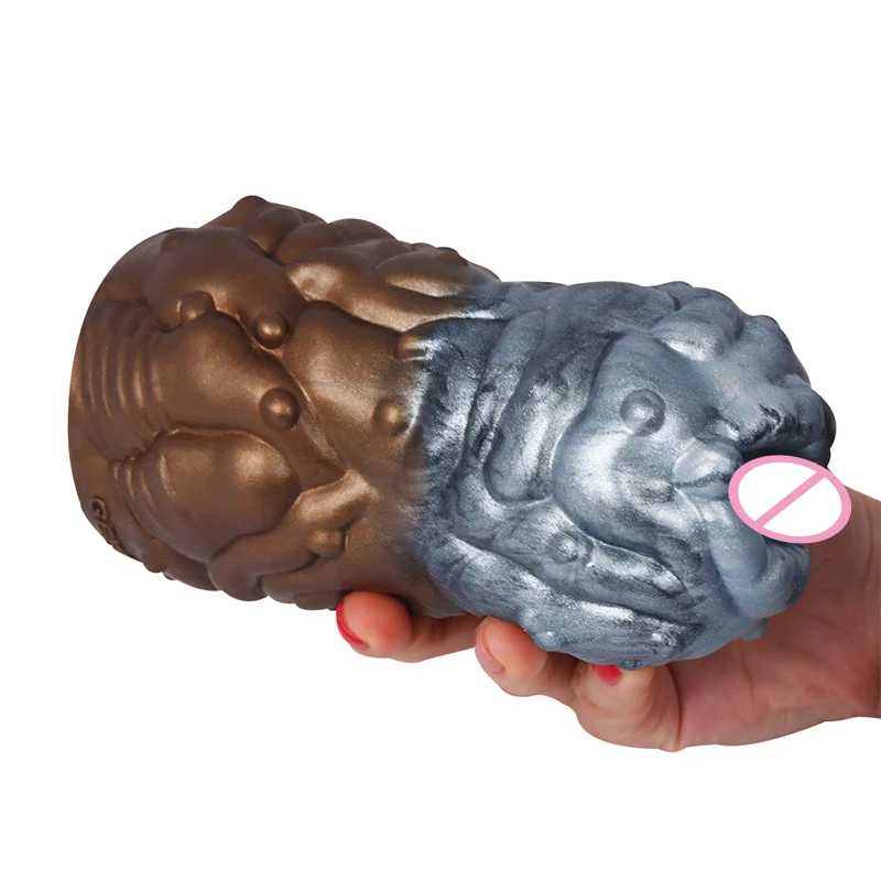 Fantasy Alien Star Worm Airplane Cup Sex Toy Soft Suction Cup Anal Sex Toy Realistic Skin Silicon Vagina for Men