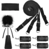 Lovers Flirting Sex Toy Restraint Kit Slave Sexy Under Mattress Restraint Bondage Set With Wrist Ankle Cuff