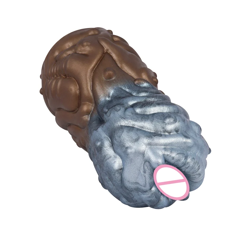 Fantasy Alien Star Worm Airplane Cup Sex Toy Soft Suction Cup Anal Sex Toy Realistic Skin Silicon Vagina for Men