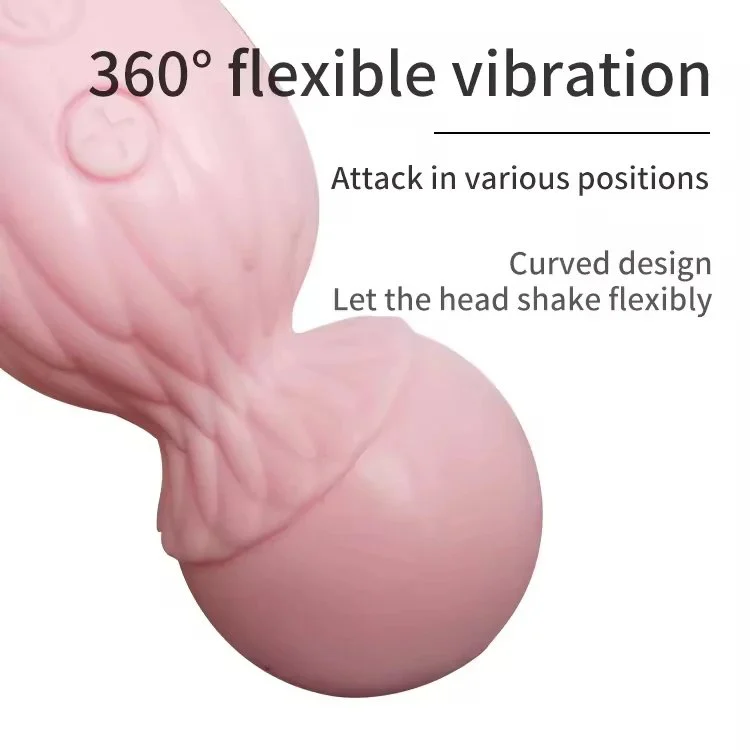 Soft Silicone Clitoral Vibrator With Real Touch Feeling Non-Latex Waterproof USB Rechargeable Black