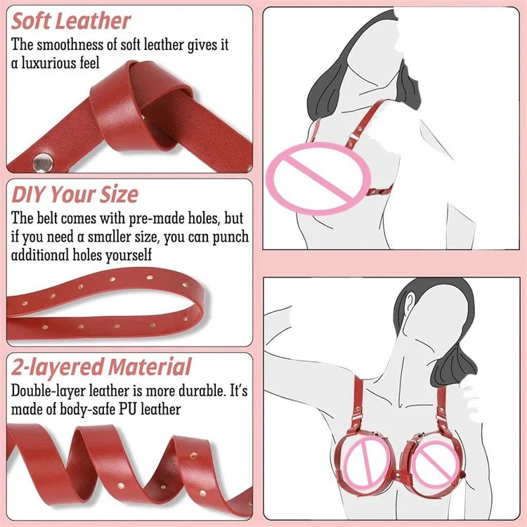 New Sexy Erotic Lingerie Body Slave Chest Ties SM Bondage Restraint Bra Breast Bondage Harness