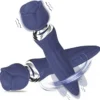 Vibrator Rose Shaped With Two Modes Vibration and Rotation Sexy Toys for Women