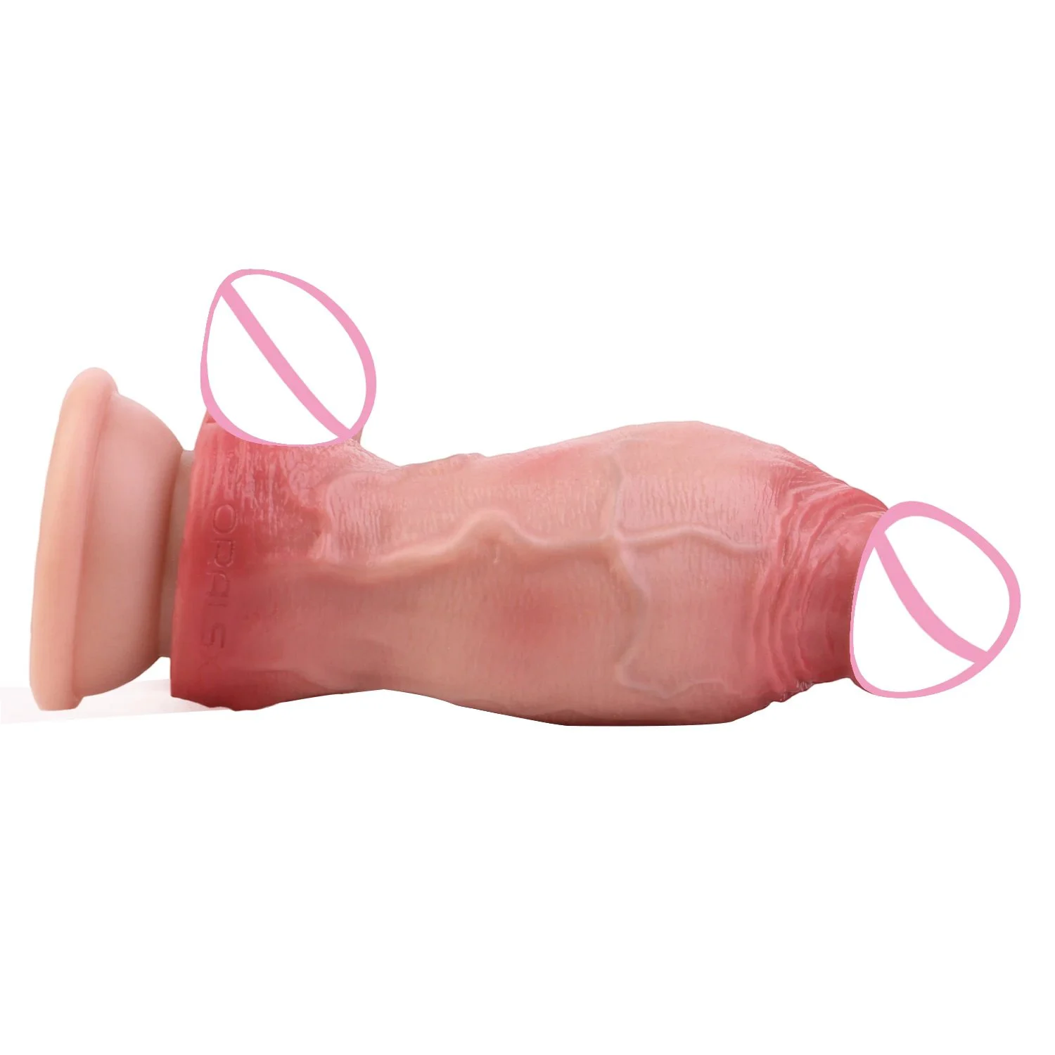 Double-layer Construction Delivers a More Realistic Sensation in This Simulated Water-jet Dildo, Crafted From Silicone Material