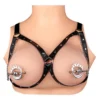 Nipple Clamp Skull Hellfire Leather Bondage Metal Chain Nipple Clamp Stimulate Breast Fun Couples Flirting Cosplay Sex Toys