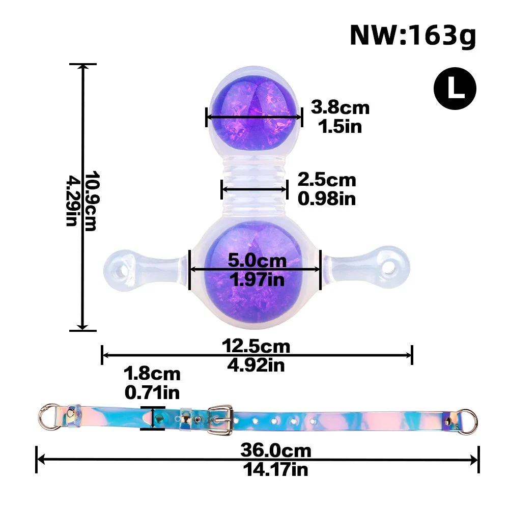 Realistic Silicone Dildo Gag for Sex Games, Open Mouth Sex Penis Gag Muzzles, Silicone Sex Toys Bondage Ball Gags for Games