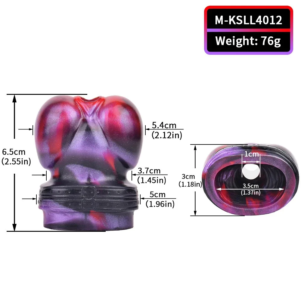Liquid Silicone Mouth Gags Sex Toy Gag for Bondage Shaped Slave Master Play Three Colors and Many Ways to Match the Sm Gag