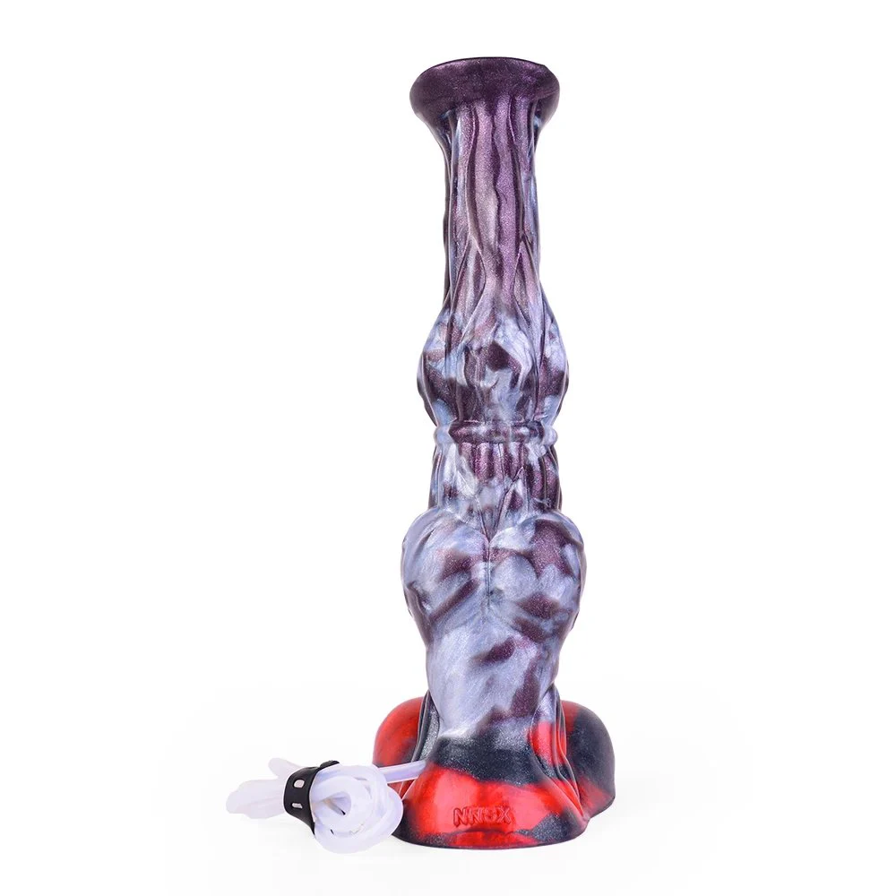Huge Dildo Horse Cock Knot Ejaculation Dildo With Suction Cup Spray Liquid Squirting Horse Dildo Squirting Cock