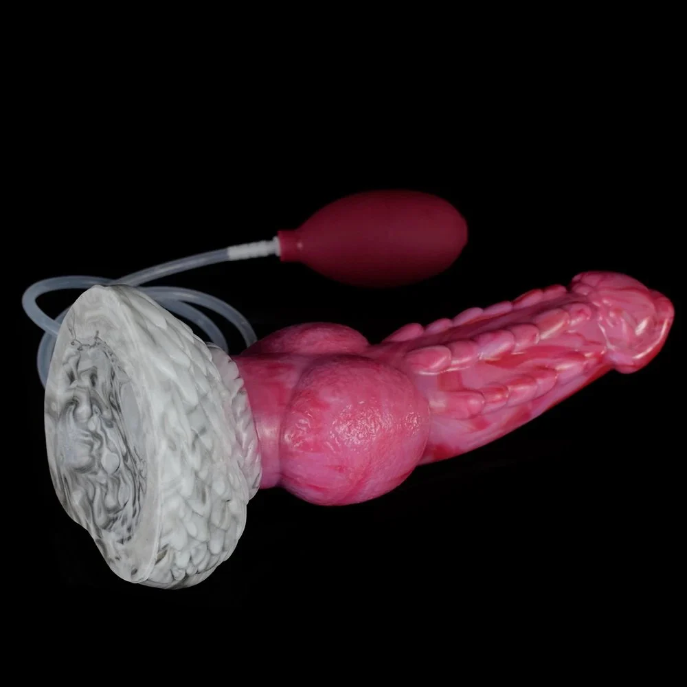 Ejaculating Unique New Design Sex Toy Silicon Monster Realistic Dildo for Men