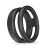 Men's Delayed Ejaculation Silicone Sleeve Double Ring Physical Locking Decorations