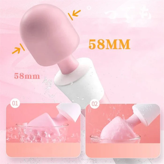USB-powered Low-Cost Massage Vibrator Wand Sex Toys for Woman's Clit & Vaginal Nipple Stimulation G-Spot Vibrators