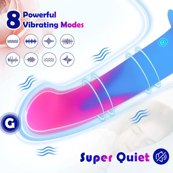 Curved Shaft and Balless G Spot Liquid Silicone Dildo Vibrator Anal Sex Toys Vibrating Fantasy Lifelike Dildo for Women Men