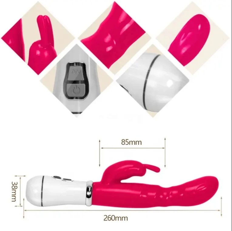 Waterproof 12 Frequency Dildo Vibrator Sex Toys Women Rechargeable Lady Rabbit Sex Vibrator