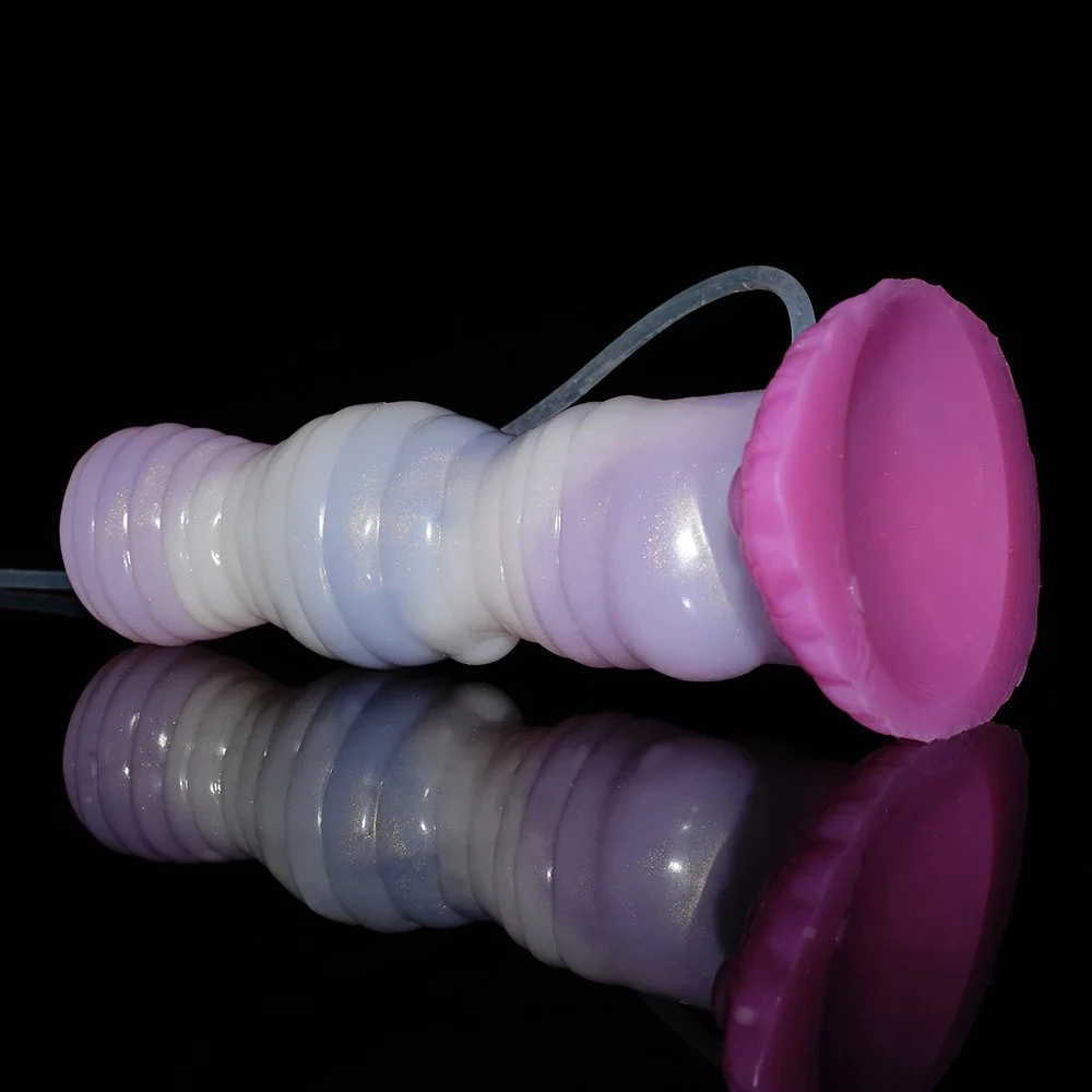 Color Water-spraying Adult Toy Liquid Silicone Material Soft Feel Sex Toy Adult Penis with Built-in air Pump