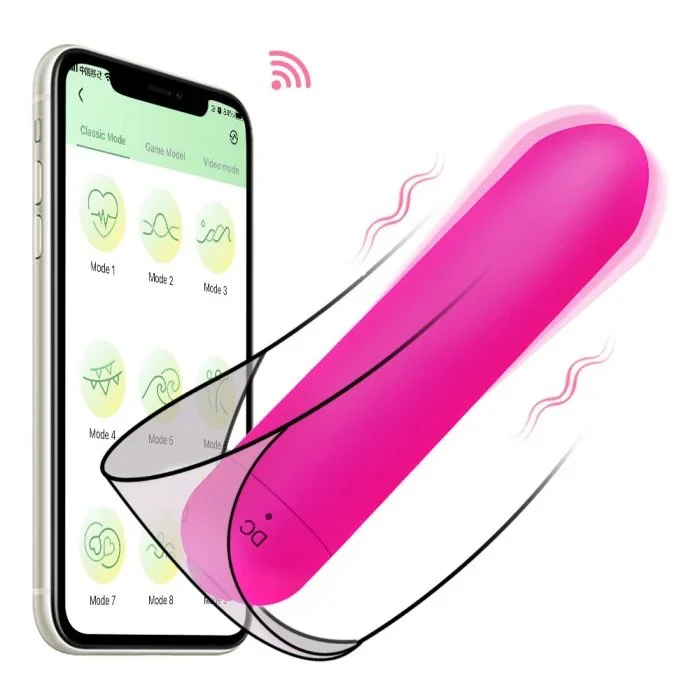 USB Rechargeable Mini Bullet Sex Toys for Adult Women Long Distance Controlled 10-Speed VibratingFrequency