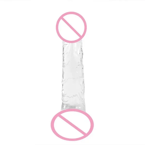 Wearable Dildo AV Stick Fake Dildo Female Masturbation Device Transparent Adult Sex Simulated Dildo