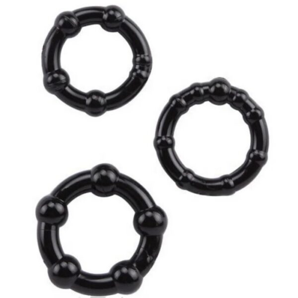 Men's Soft TPE Cock Ring Vibrating Sex Toy for Adult Male Delay Ejaculation