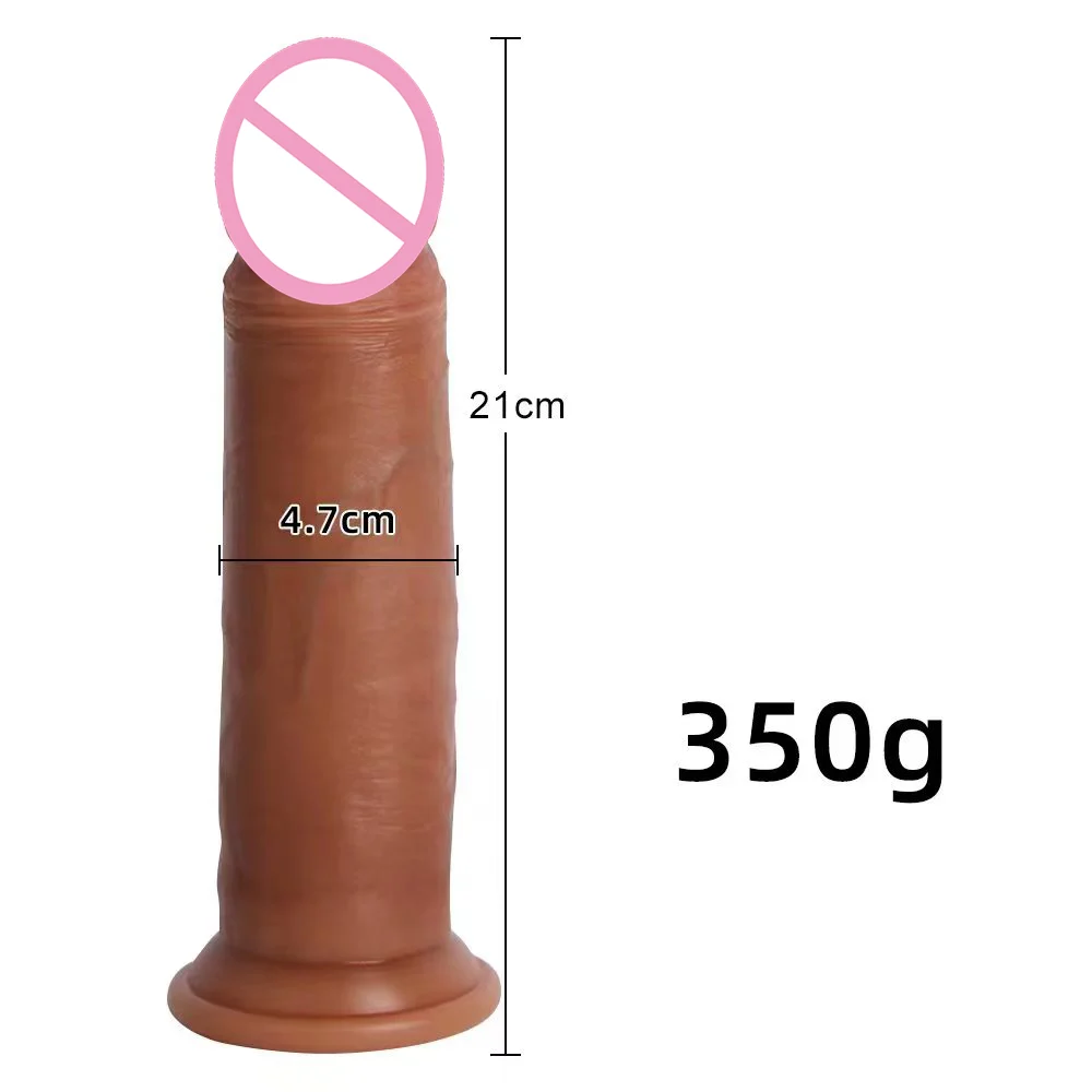 Liquid Silicone Stimulation Dildo Large Penis Female Sex Toys Huge Sliding Skin Realistic Dildo for Women Pussy Masturbation
